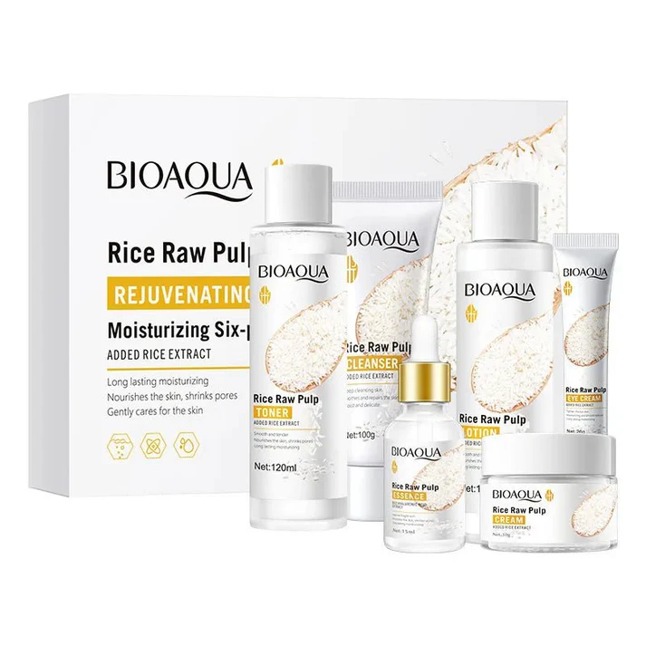 • مجموعة العناية بالوجه من BioAqua 6 in 1