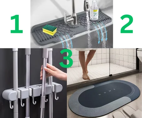 باك 3 (طابي سيليكون +علاقة الحائط+طابي لفابو)