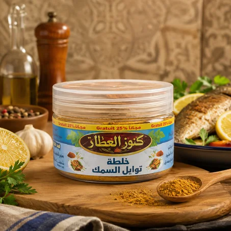 خلطة توابل السمك - كنوز العطار 50غ