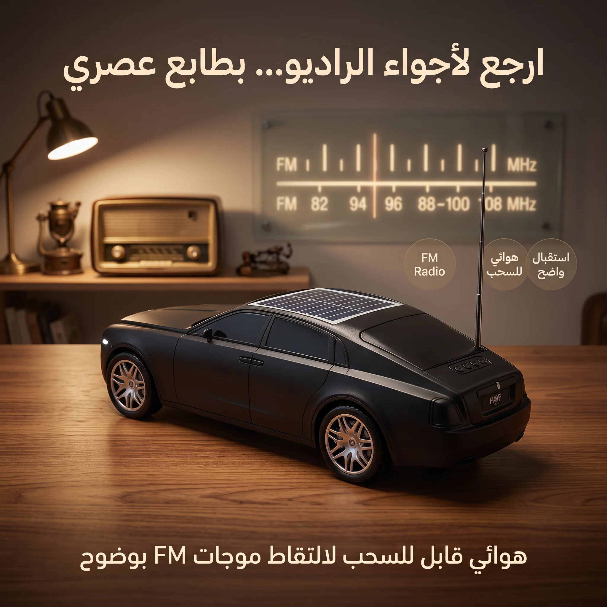راديو على شكل سيارة