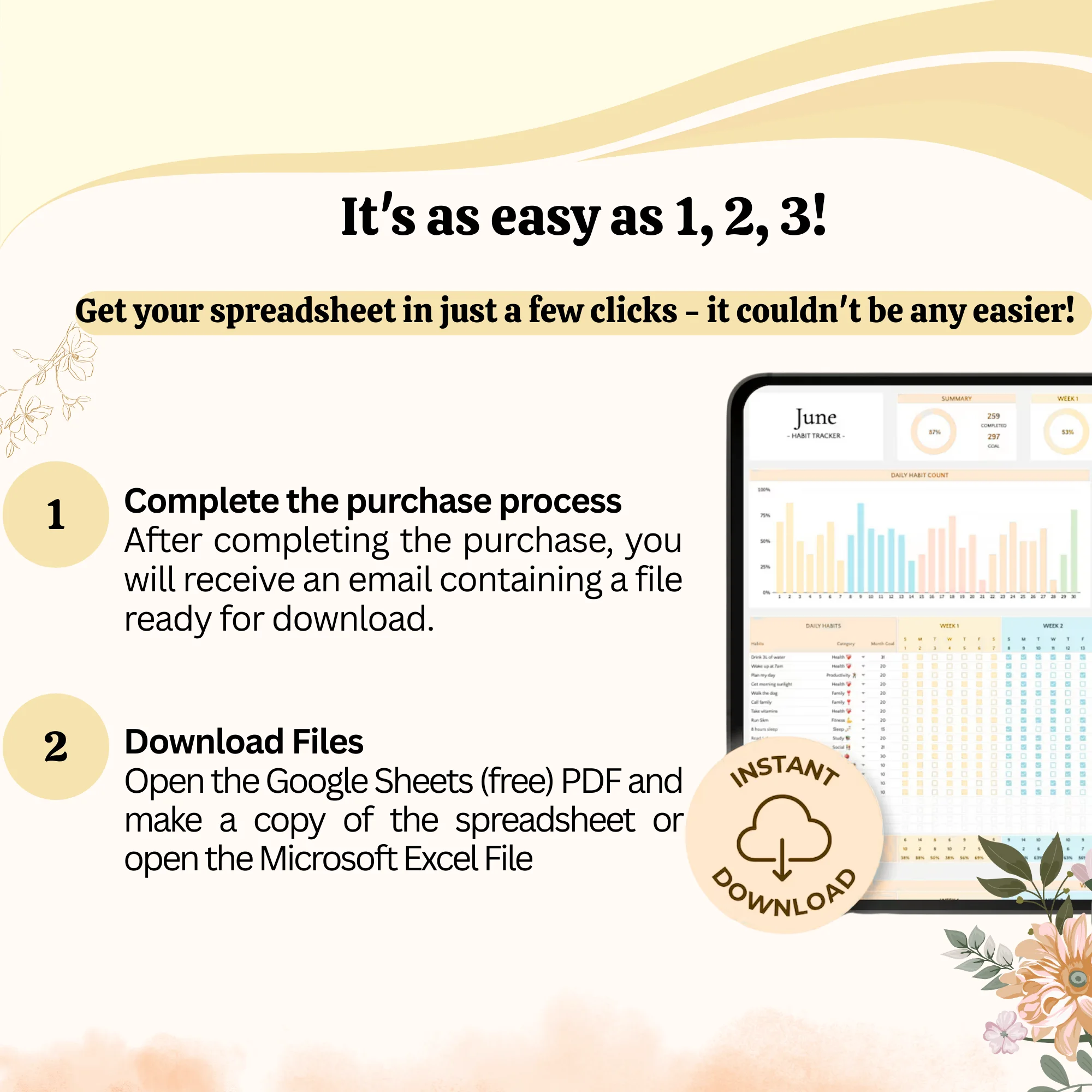 متتبع العادات لشهر  | متتبع العادات الشهري (ملف PDF) | مخطط يومي وأسبوعي | مخطط الإنتاجية | دفتر يوميات التطوير الذاتي