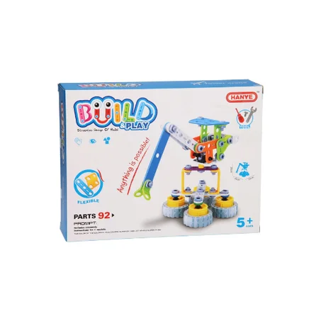BUILD & PLAY – Jeu de Construction Éducatif 92 Pièces