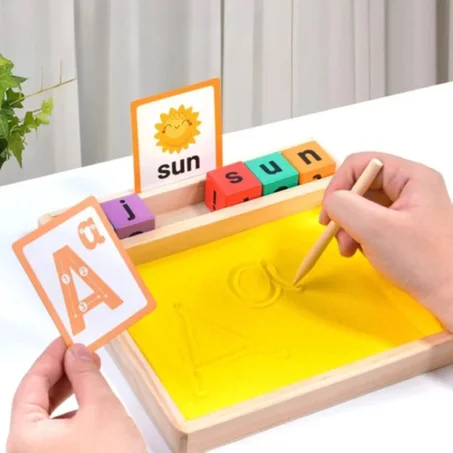 montessori scratch sadbox