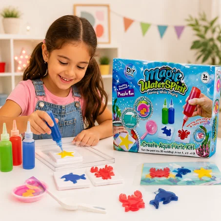 MAGIC WATER SPIRIT-Kit créatif de figurines aquatiques dès 3 ans