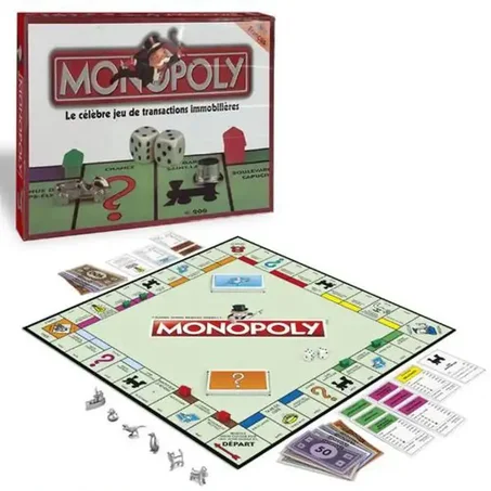Monopoly classique français – Jeu de société familial dès 8 ans