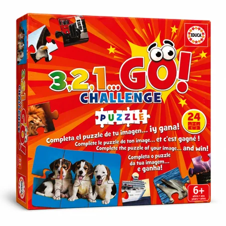 3, 2, 1 GO CHALLENGE EDUCA – Jeu de puzzles et de rapidité dès 6 ans