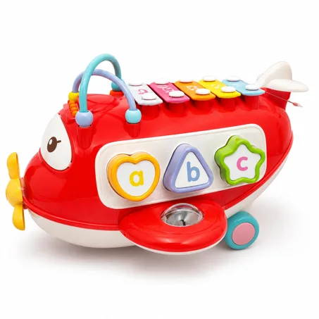 Avion musical éducatif multifonction – Jeu d’éveil
