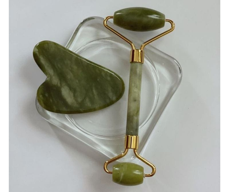 أداة التدليك غواشا والجاد رولر الاصلية لتقوية الدورة الدموية والعناية بالبشرة