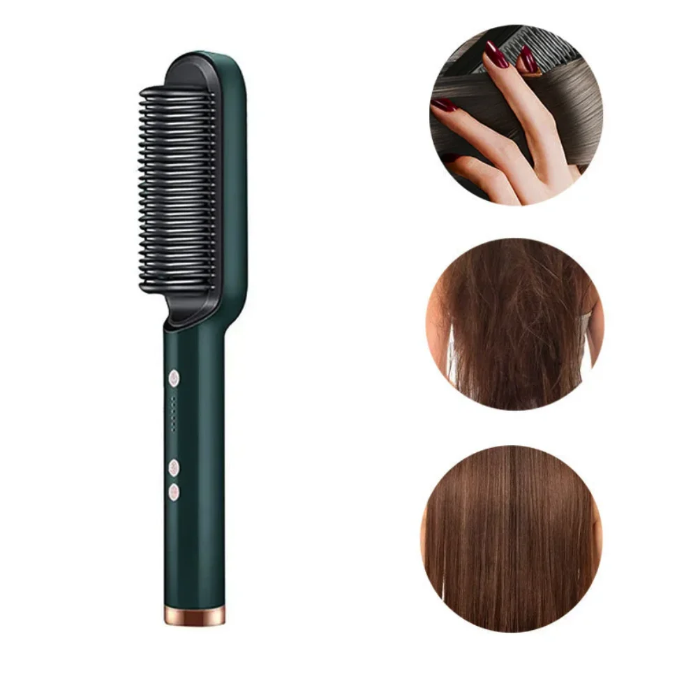 Brosse Lissante et Boucleur 2 en 1  🇺🇸