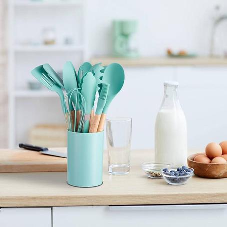 🍳 **مجموعة أدوات المطبخ من السيليكون - 11 قطعة**