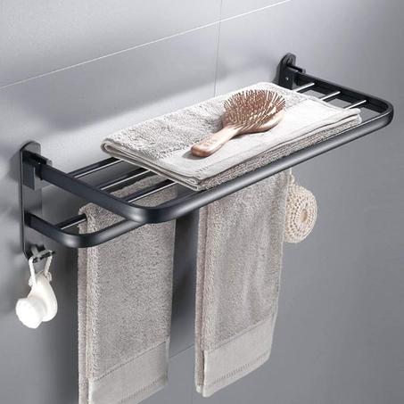 🖤 قضبان مناشف معلقة بأناقة لحمامك! 🛁