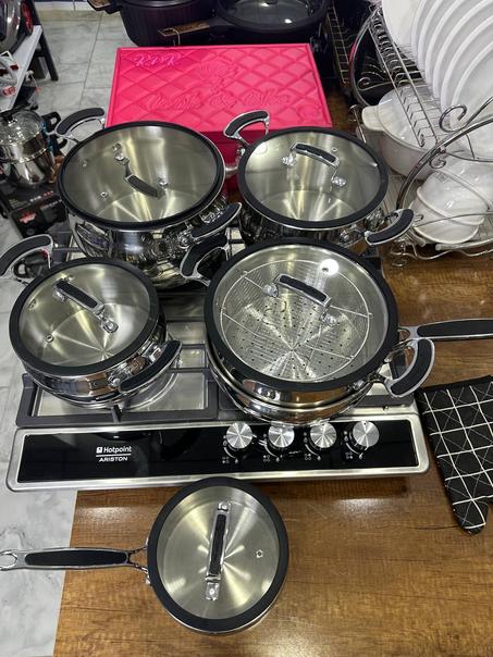 ✨ طقم طناجر KITCHEN STAR 13 الفاخر ✨