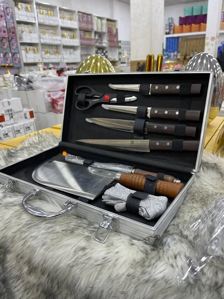 💯⭐ Valise 8 Pcs De Couteaux