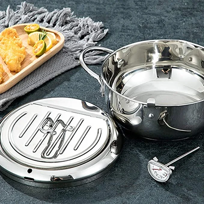 Japanese Style Deep Frying Pot وعاء القلي العميق على الطريقة اليابانية