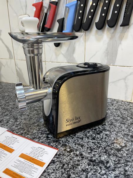 💥 مفرمة اللحوم الكهربائية 5*1 من SIYO LUX  مع ضمان 12 شهر