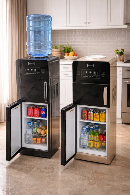 موزّع المياه الأنيق مع ثلاجة صغيرة Anesta