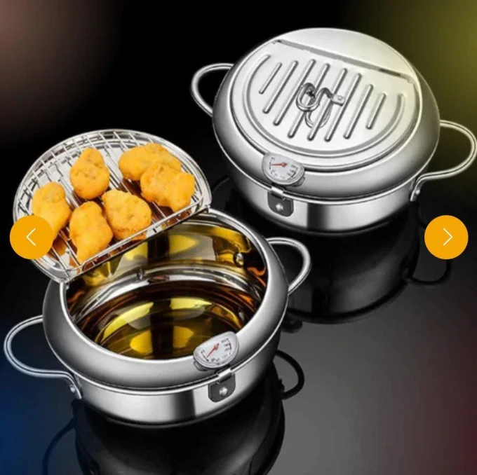 Japanese Style Deep Frying Pot وعاء القلي العميق على الطريقة اليابانية