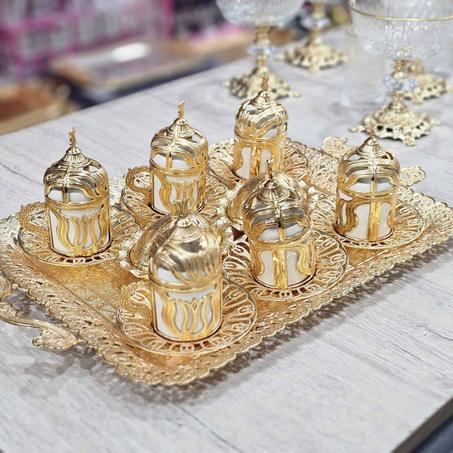 طقم فناجين القهوة العثماني الفاخر! ☕✨