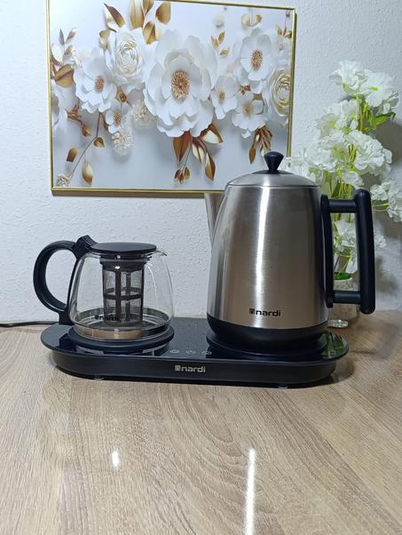 🔥 غلاية كهربائية 2 في 1 – nardi made in italy☕🍵