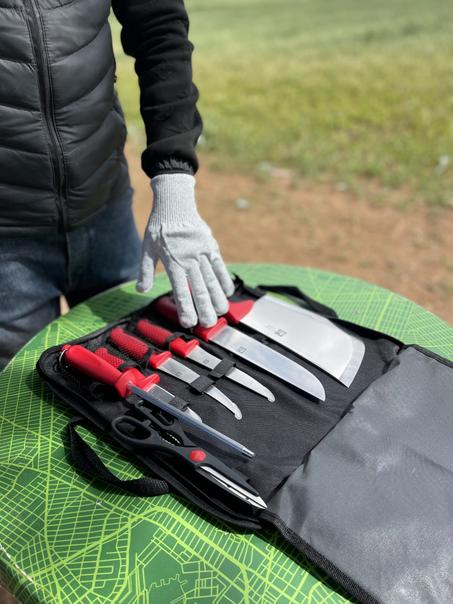 🔪 حقيبة السكاكين الإحترافية من الهاي كاربون 🔪