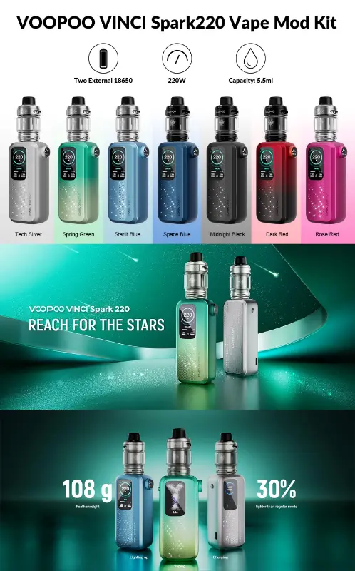 Voopoo Vinci Spark 220 Tunisie
