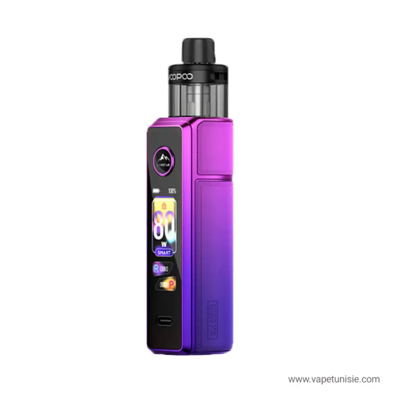 Voopoo Drag X3 Tunisie - Kit 2026 Inclus 1 Battery Sony 3000mAh + 1 Liquide  [ 100% Authentique ] ,2026