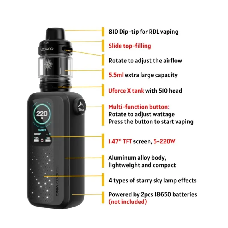 elfbar nachfüll pod läuft aus Voopoo Vinci Spark 220 Tunisie