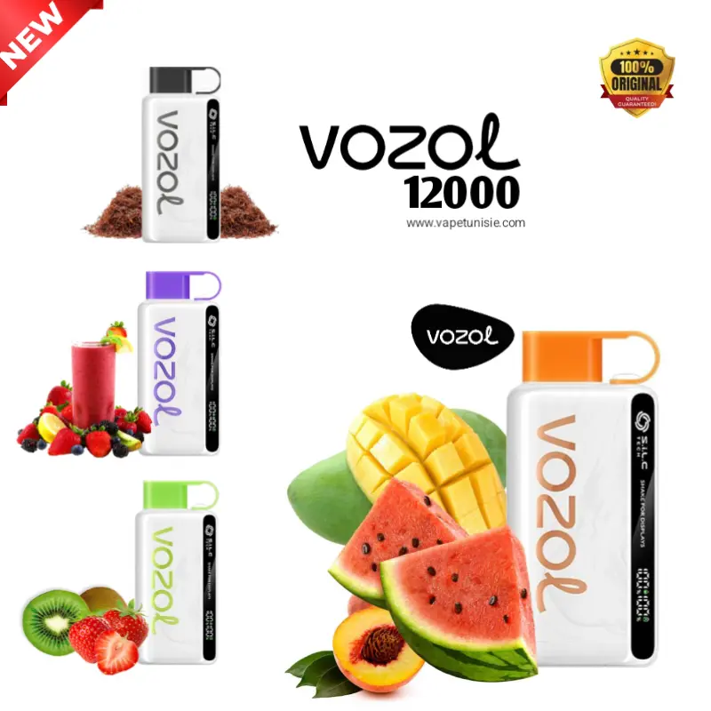 Vozol Star 12000 Puffs Tunisie - Nouvel Arrivage 2024 Vozol Écran Led , 2%  Nic