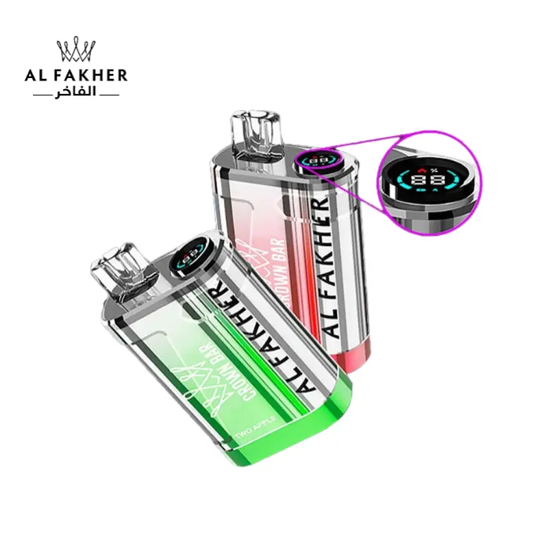 Al Fakher Crown Bar Crystal 9000 Puffs Tunisie - 2% Nic Al Fakher Crown Bar Crystal 9000 Puffs Tunisie - 2% Nic