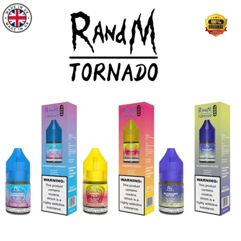 Fumot RandM Tornado 9k Tunisie - E-liquide Salt 10ml & 20mg