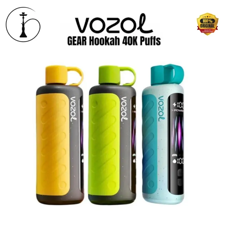 Vozol Gear Hookah 40000 Puffs Tunisie - Vozol Shicha DL 0.5% Nic
