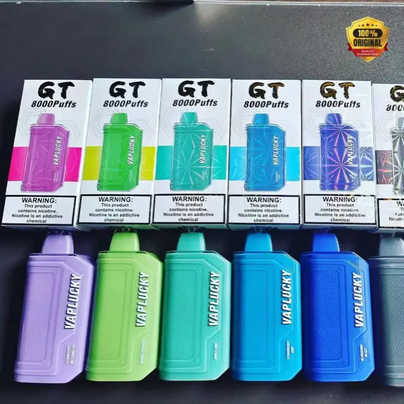 VapeLucky GT 8000 Puff Tunisie - Meilleur qualit Prix !