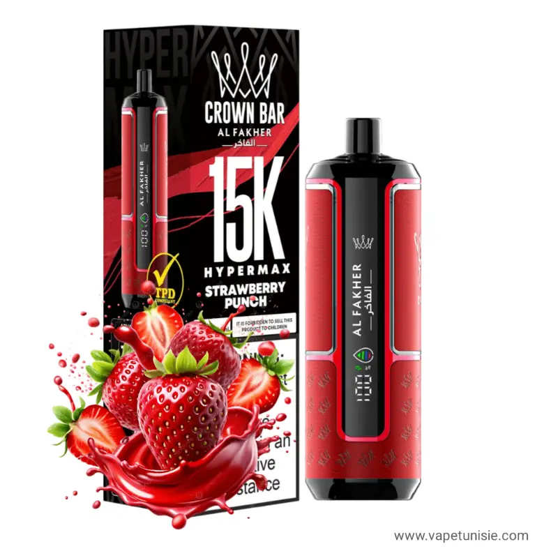 Al Fakher 15K Crown Bar Hypermax [ 100% Original ]