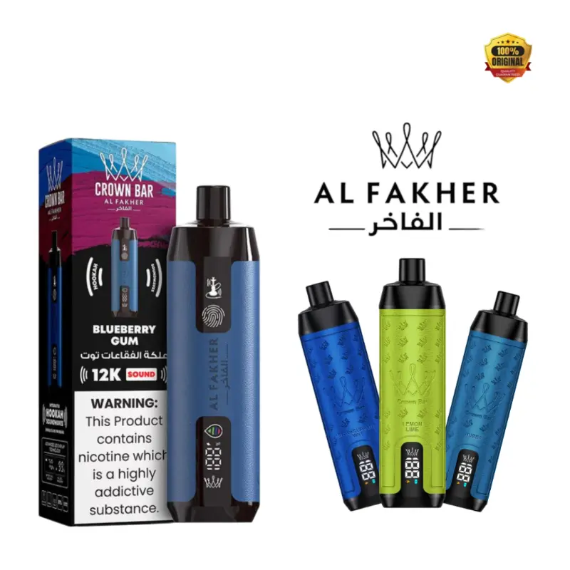 Al Fakher Crown Bar 12000 Puffs Tunisie - Sound