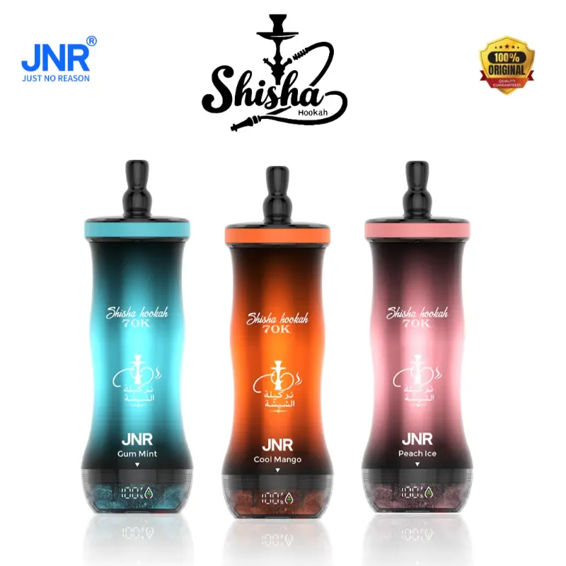JNR Shisha Hookah 70K Tunisie - Vape Chicha 60ML & 0.6% Nic