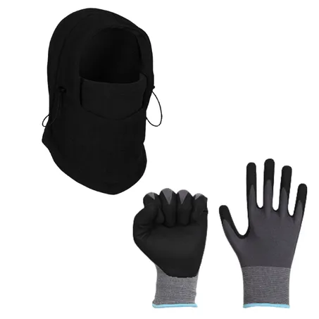 عرض الجوانتي + واقي الرأس