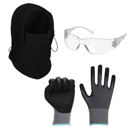 عرض الجوانتي + واقي الرأس + نظارة موتوسيكل CS