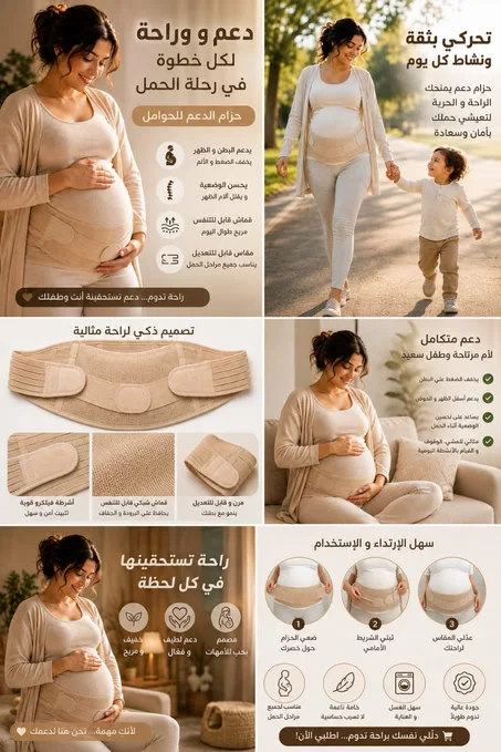 🤰 حزام الدعم للحوامل