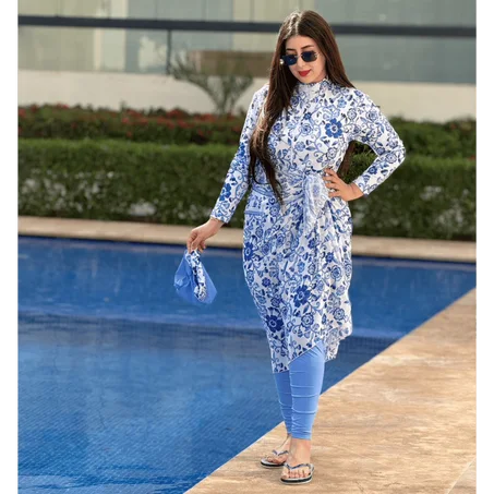 Burkini hijabista en 4 pieces