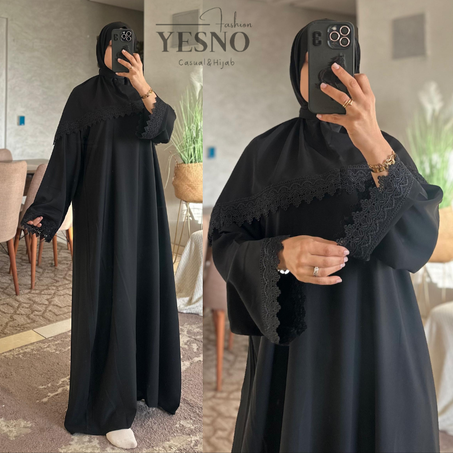 Abaya en crepe