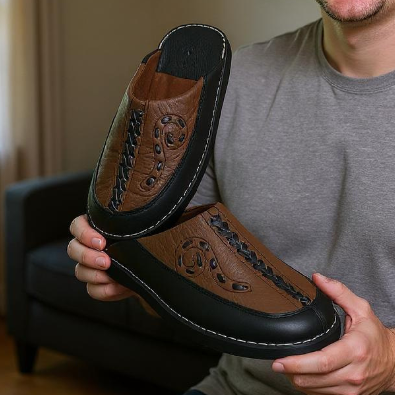 KHANJAR –zapatillas de cuero hechas a mano