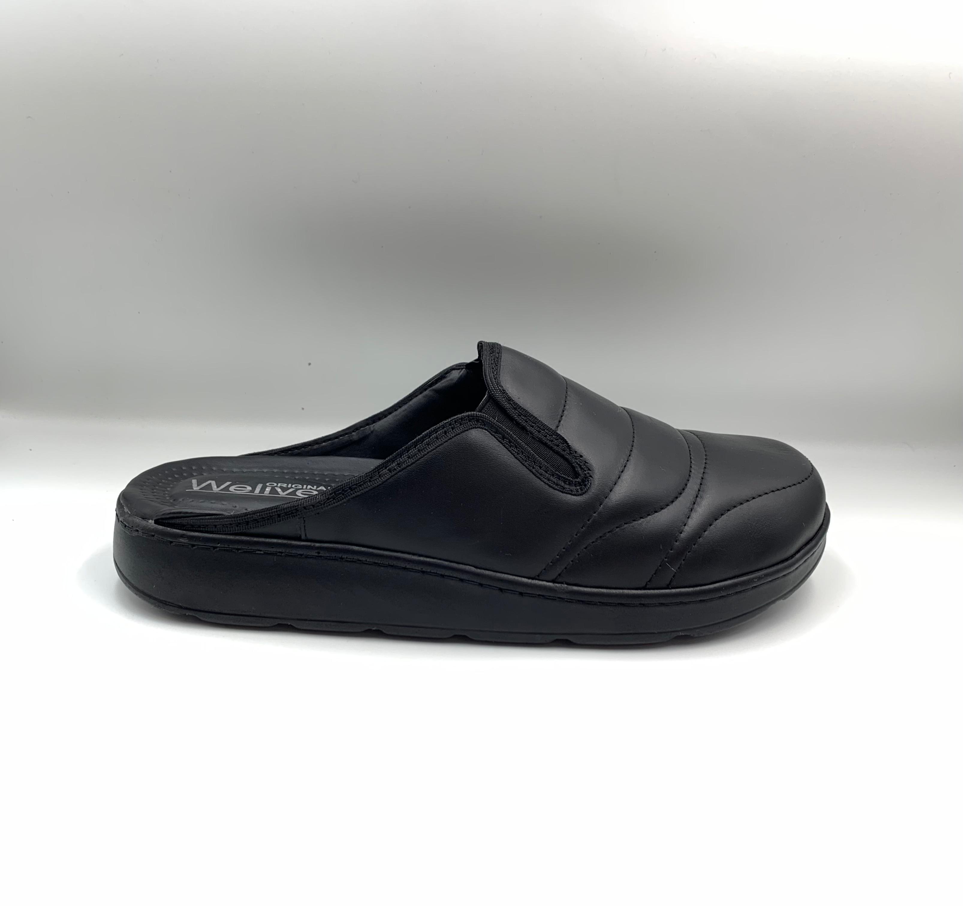 Zuecos cómodos de cuero