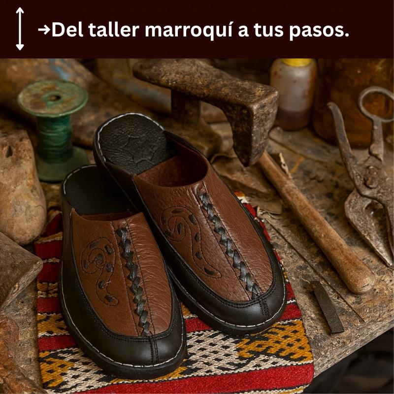 KHANJAR –zapatillas de cuero hechas a mano
