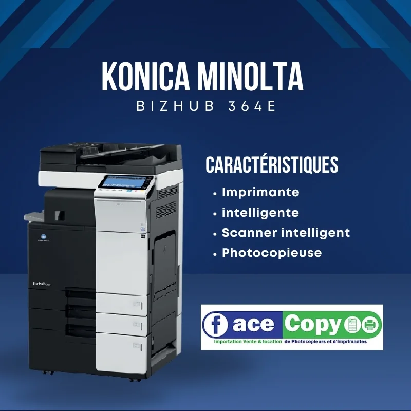 Photocopieur Konica Minolta Bizhub 364e