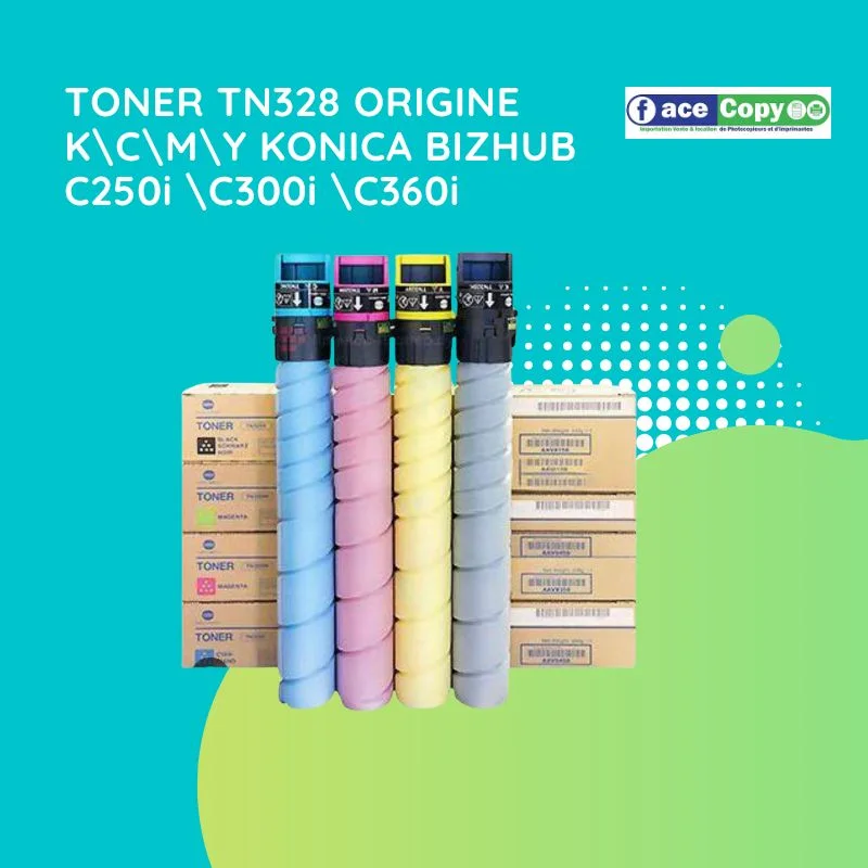 TONER TN328 ORIGINE K\C\M\Y KONICA BIZHUB C250i \C300i \C360i