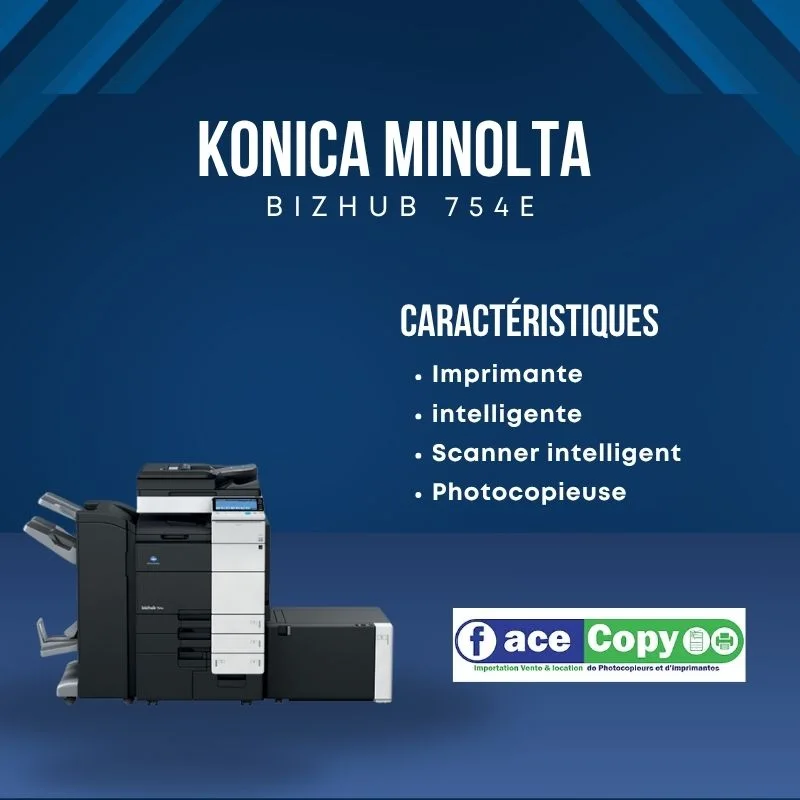 Photocopieur Konica Minolta Bizhub 754e