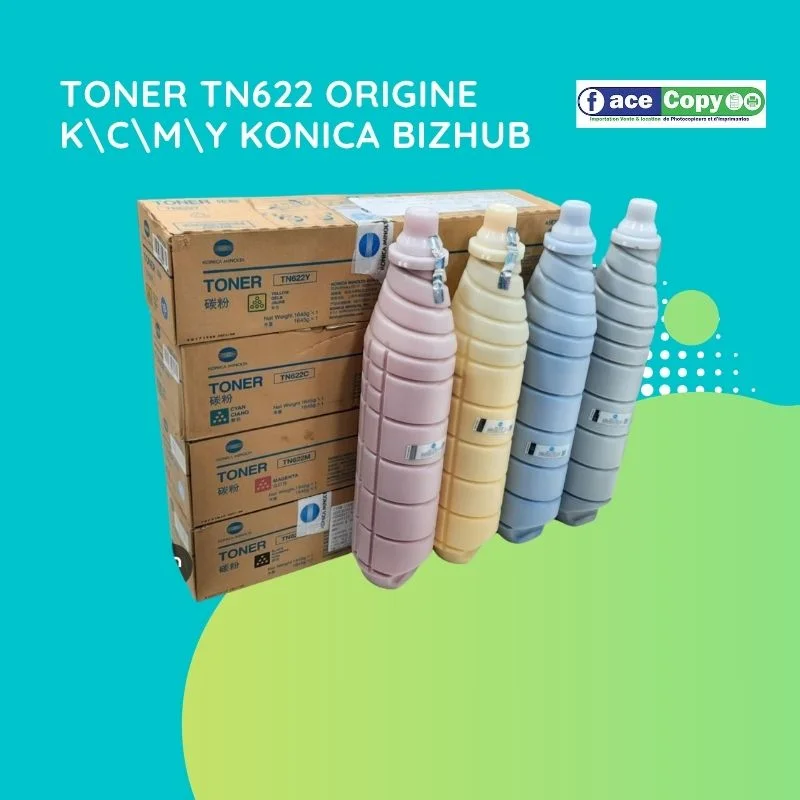 TONER TN622 ORIGINE K\C\M\Y KONICA BIZHUB