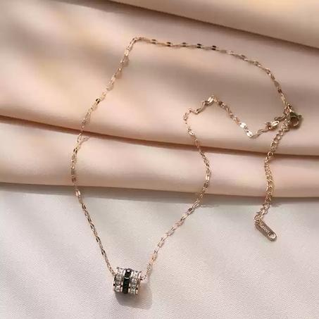 Collier Porte-Bonheur, Chaine de style luxe En Acier Inoxydable