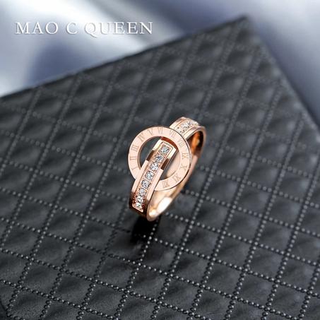 Bague cartier Acier Inoxydable, Bague Tendance 2021