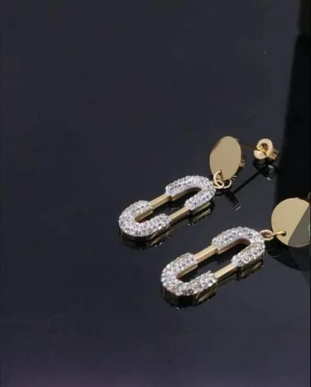 Boucle d'oreille Jasmine, Boucle En Acier Inoxydable